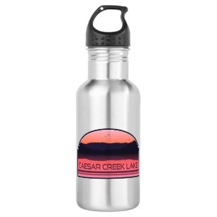 Caesar Creek Lake Ohio Red Sunrise 532 Ml Water Bottle