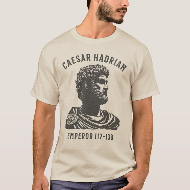 Caesar Hadrian Roman Emperor t-shirt (Front)