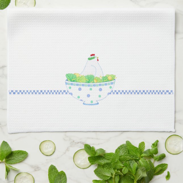 Caesar Salad - Kitchen Towel (Folded)