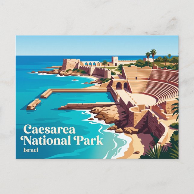 Caesarea National Park Israel Postcard (Front)
