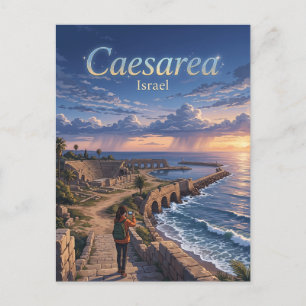 Caesarea National Park Israel Postcard