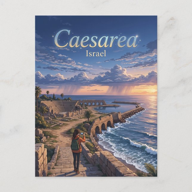 Caesarea National Park Israel Postcard (Front)