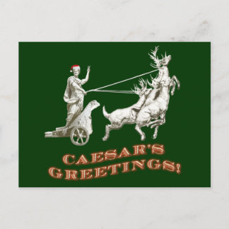 Caesar's Greetings Postcard