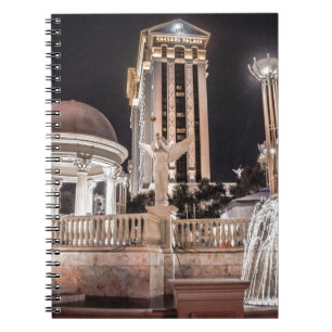 Caesar's Palace Las Vegas Nevada Hotel City Spiral Notebook