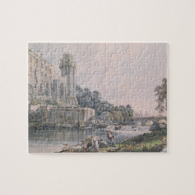 Caesar's Tower and Part of Warwick Castle Jigsaw Puzzle (Horizontal)