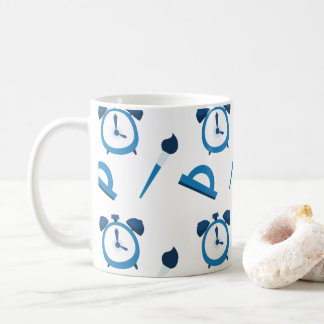 Café, aprendizaje y grandes sueños coffee mug