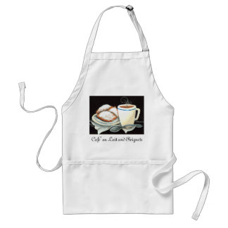 Cafe' au Lait and Beignets Apron