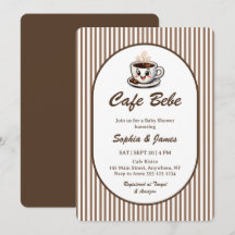 Cafe Bebe Cute Cafe Themed Baby Shower