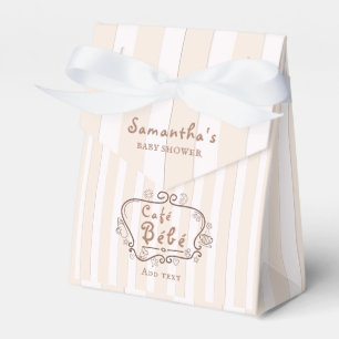 Café Bébé French Coffee Gender Neutral Baby Shower Favour Box