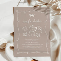 Cafe Bebe Home Coffee Baby Shower Latte
