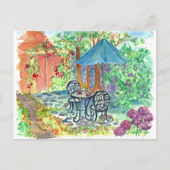Cafe Bistro Set Postcard (Front)