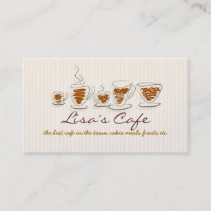 cafe business card