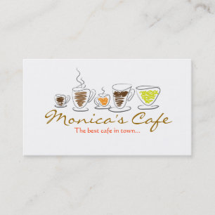 cafe business card