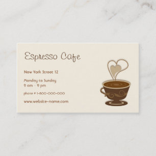 Cafe Business Card