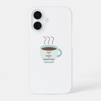 Café + Chisme = Energía Pura 🌶 Hispanic Heritage  iPhone 16 Case