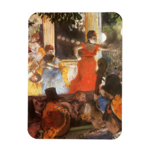 Cafe Concert at Les Ambassadeurs by Edgar Degas Magnet