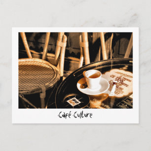 Café Culture Postcard