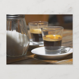 Cafe culture postcard