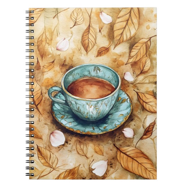"Café de olla," a traditional Mexican beverage.   Notebook (Front)