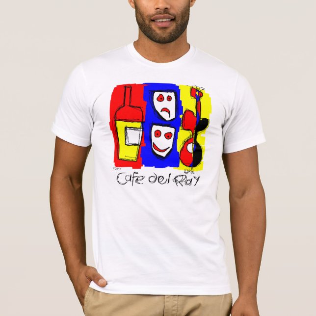 Cafe Del Ray - Guitar T-Shirt (Front)
