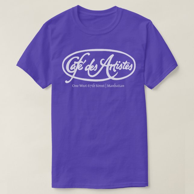 Cafe des Artists T-Shirt (Design Front)