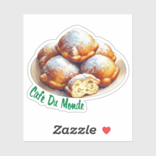 Cafe Du Monde New Orleans Beignet Watercolor