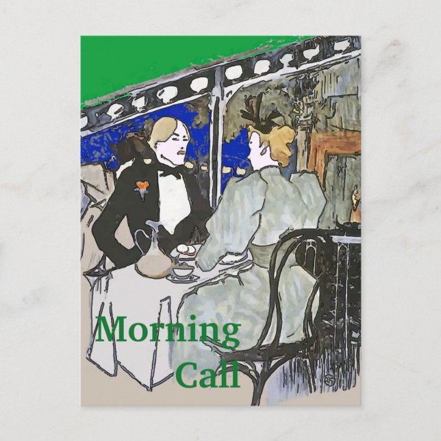 Cafe Du Monde Vintage Style Postcard (Front)