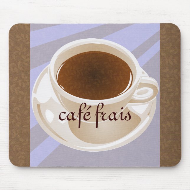 Café frais mouse pad (Front)