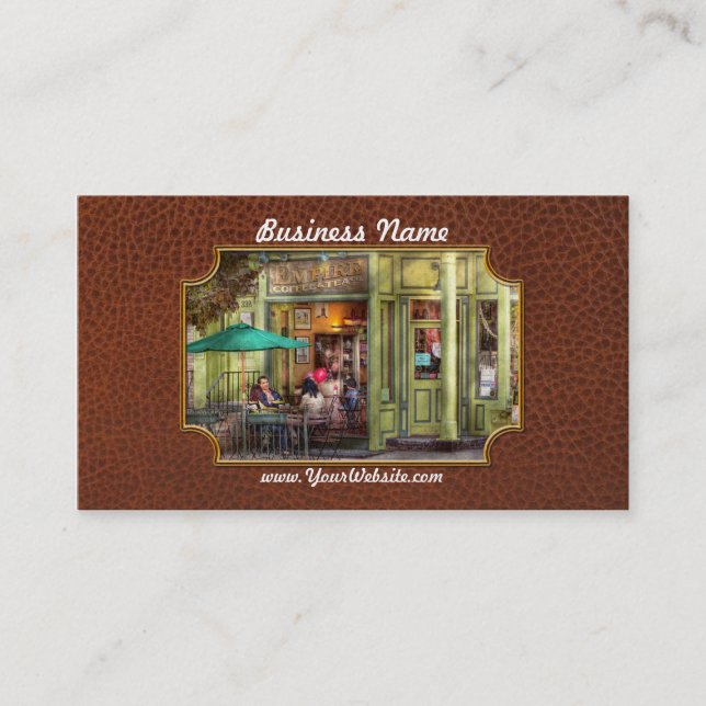 Cafe - Hoboken, NJ - Empire Coffee & Tea Business Card (Front)