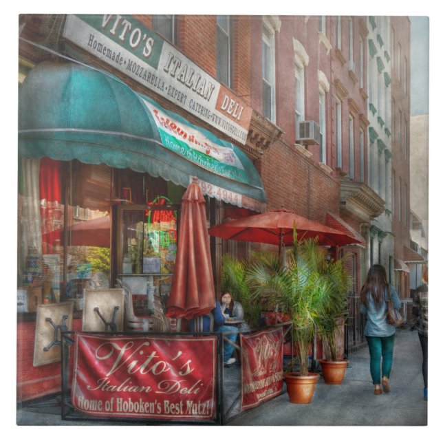 Cafe - Hoboken, NJ - Vito's Italian Deli Tile (Front)