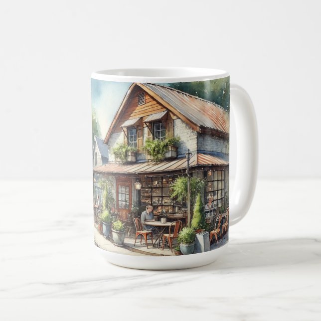 Cafe in Auburn Alabama Coffee Mug (Front Right)