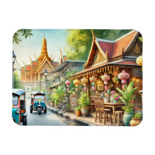 Cafe in Bangkok Thailand Grand Palace Magnet