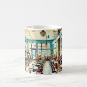 Cafe in Chicago Andersonville Coffee Mug
