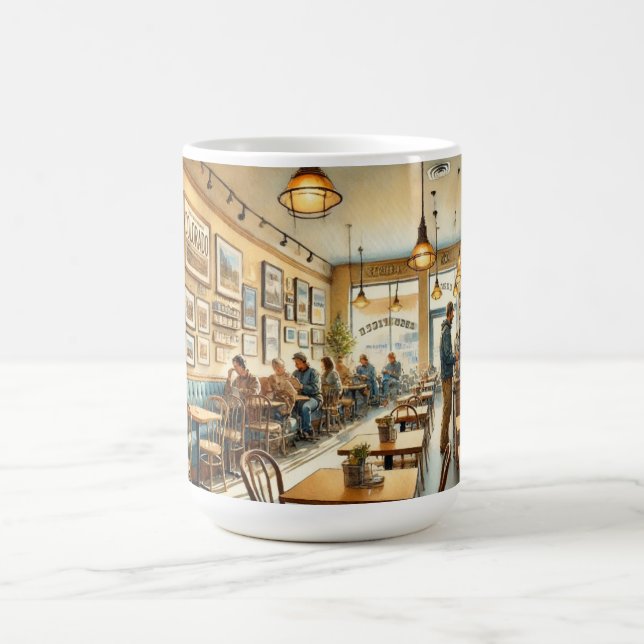 Cafe in Denver Colorado Coffee Mug (Center)