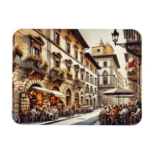 Cafe in Florence Italy Magnet