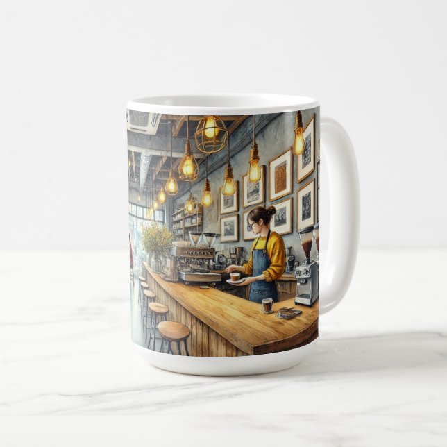 Cafe in Osaka Coffee Mug (Front Right)