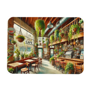 Cafe in Portland Oregon Magnet