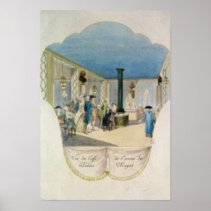 Cafe in the cellar of the Palais-Royal Poster