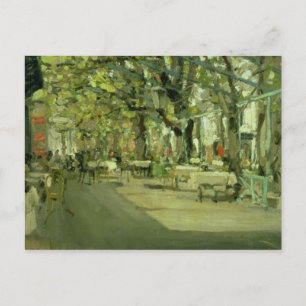 Cafe in Yalta, 1905 Postcard