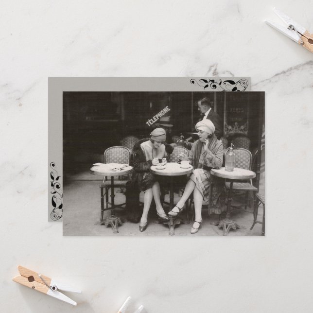 Cafe Invitation (Front/Back In Situ)