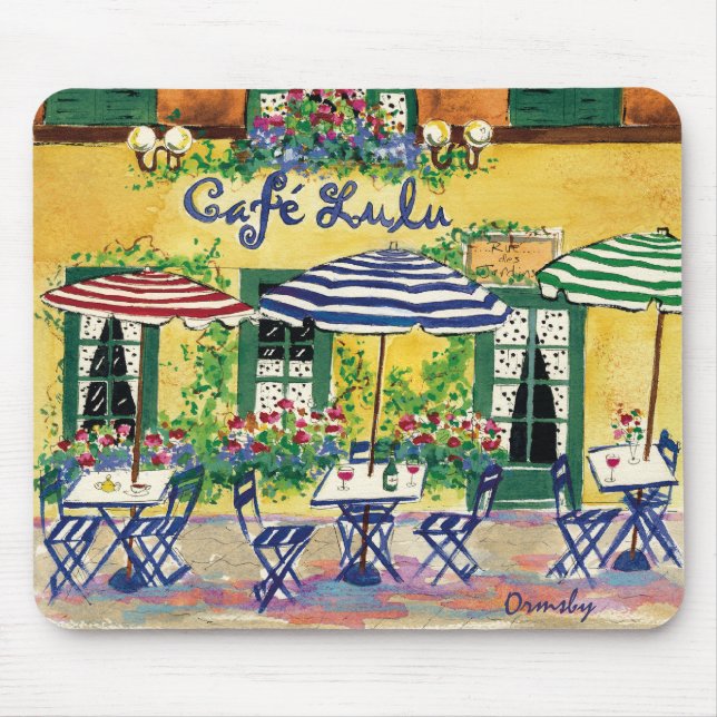 Cafe Lulu mousepad (Front)