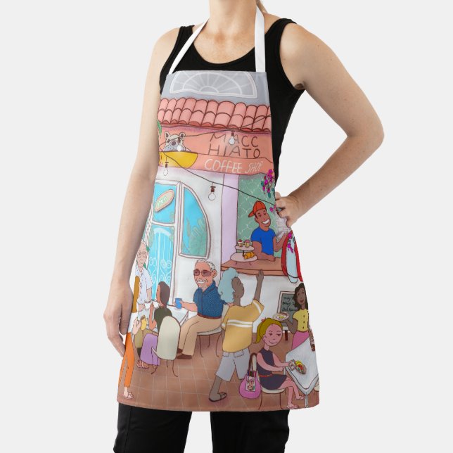 Café Macchiato Miramar Apron (Insitu)