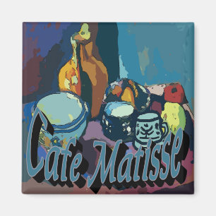 Cafe Matisse Poster Coffee Stand Magnet