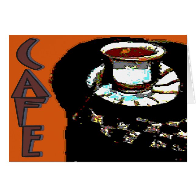 Cafe Matisse Style Sign (Front Horizontal)