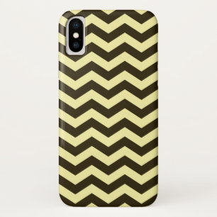 Café Mocha Cream Neutral Chevrons Case-Mate iPhone Case