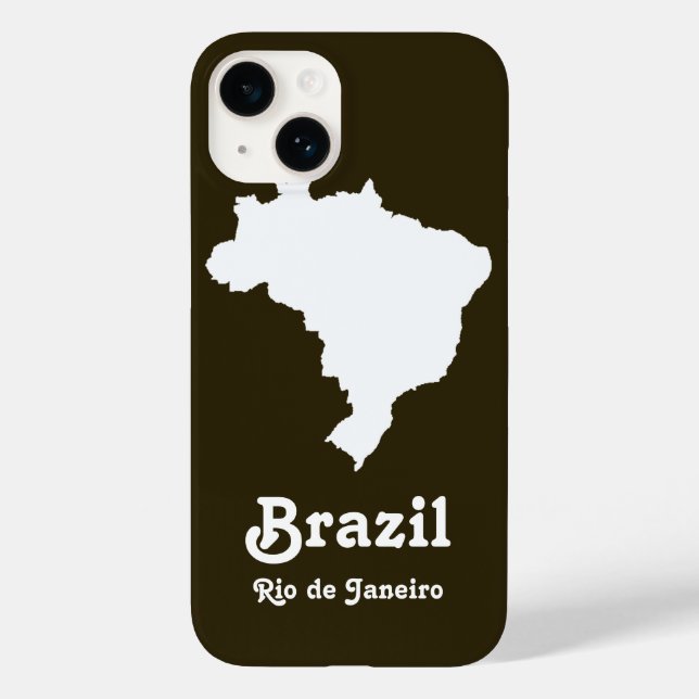 Café Mocha Festive Brazil Case-Mate iPhone Case (Back)