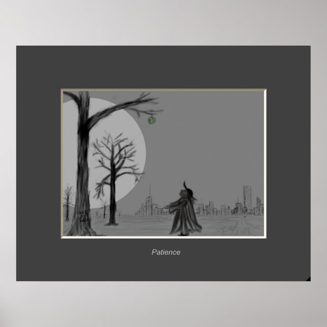 Cafe Noir -- Patience Poster (Front)