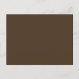 Café Noir Solid Colour Postcard