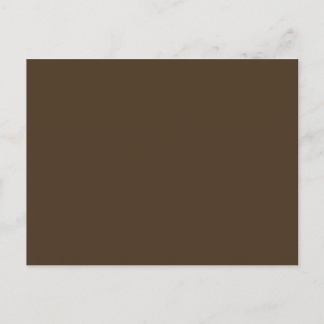 Café Noir Solid Colour Postcard (Front)
