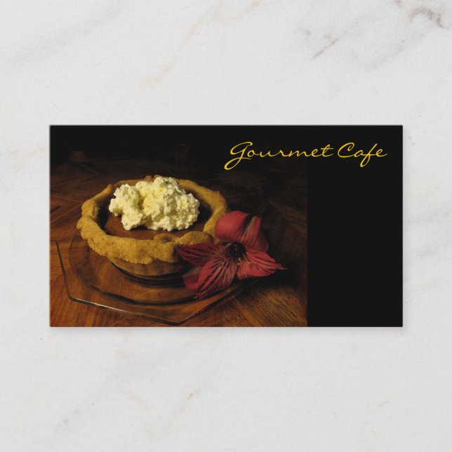 Cafe or Restaurant Business Card (Front)
